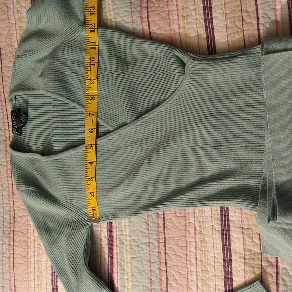 Size S blue long sleeve revamped sweatshirt - Picture 8 of 13